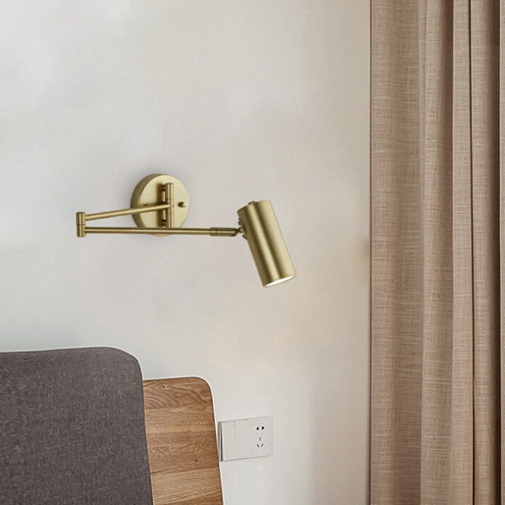 Folding Telescopic Long Pole Wall Lamp