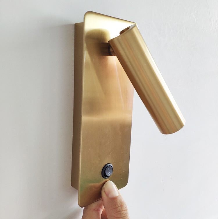 Rotatable Rectangular Durable Aluminum Wall Lamp