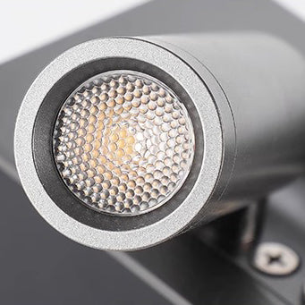 Rectangular Aluminum Concealed Switch Wall Lamp