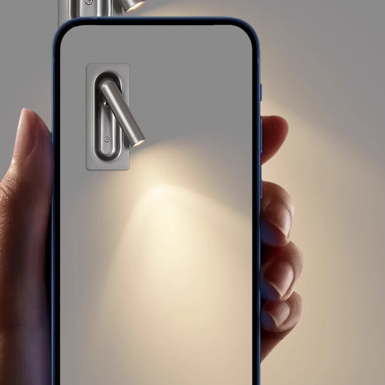 Rectangular Aluminum Concealed Switch Wall Lamp