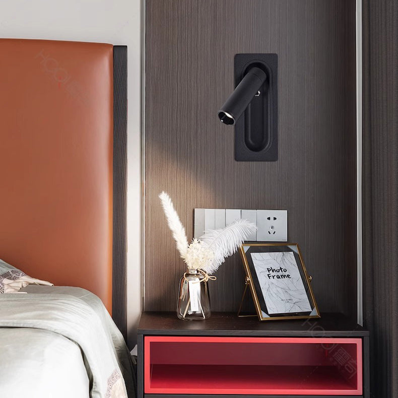 Rectangular Aluminum Concealed Switch Wall Lamp