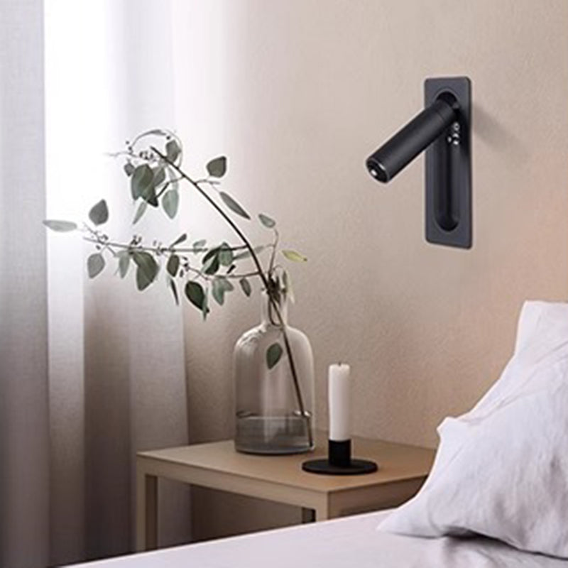 Rectangular Aluminum Concealed Switch Wall Lamp
