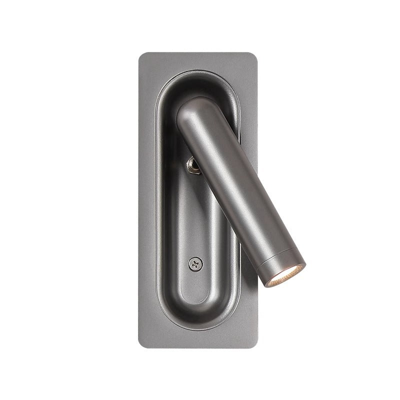 Rectangular Aluminum Concealed Switch Wall Lamp