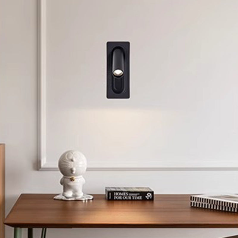 Rectangular Aluminum Concealed Switch Wall Lamp