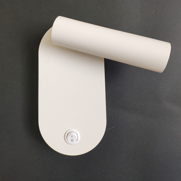 Oval Aluminum Bedside Reading Wall Lamp
