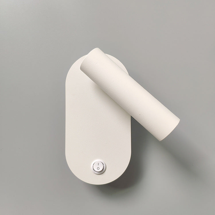 Oval Aluminum Bedside Reading Wall Lamp