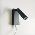 Rectangular Cylinder Aluminum Charger Wall Lamp