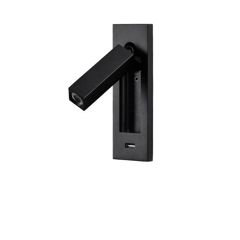 Geometric Recessed Aluminum Multi-Angle Wall Lamp
