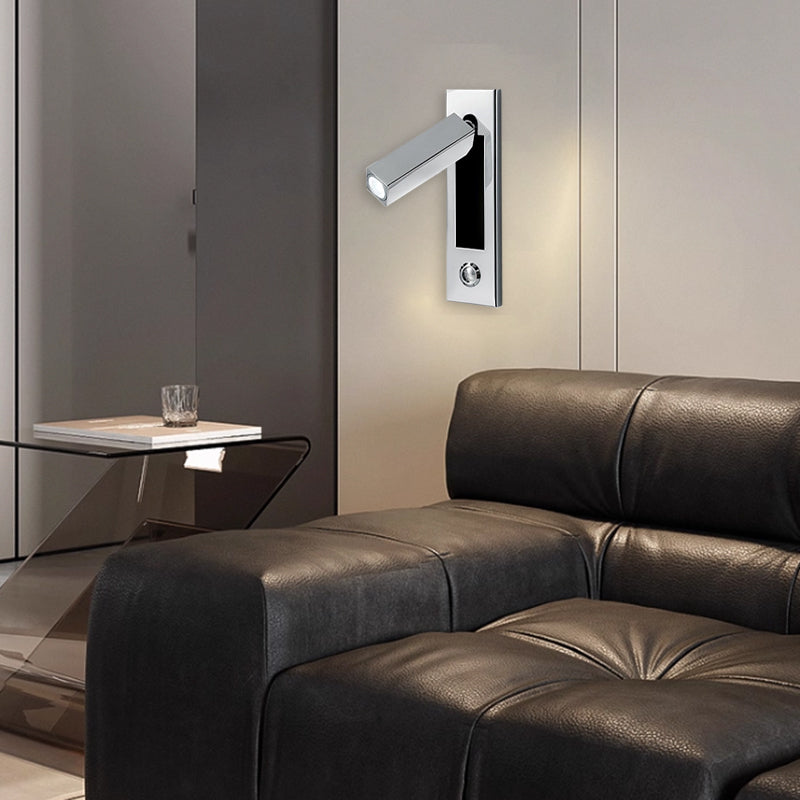 Geometric Recessed Aluminum Multi-Angle Wall Lamp
