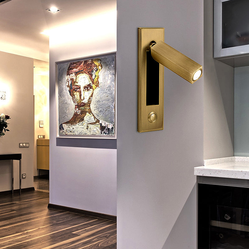 Geometric Recessed Aluminum Multi-Angle Wall Lamp