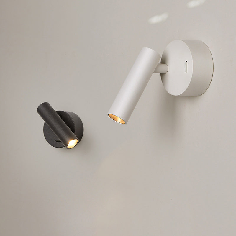 Aluminum Round Cylinder Living Wall Lamp