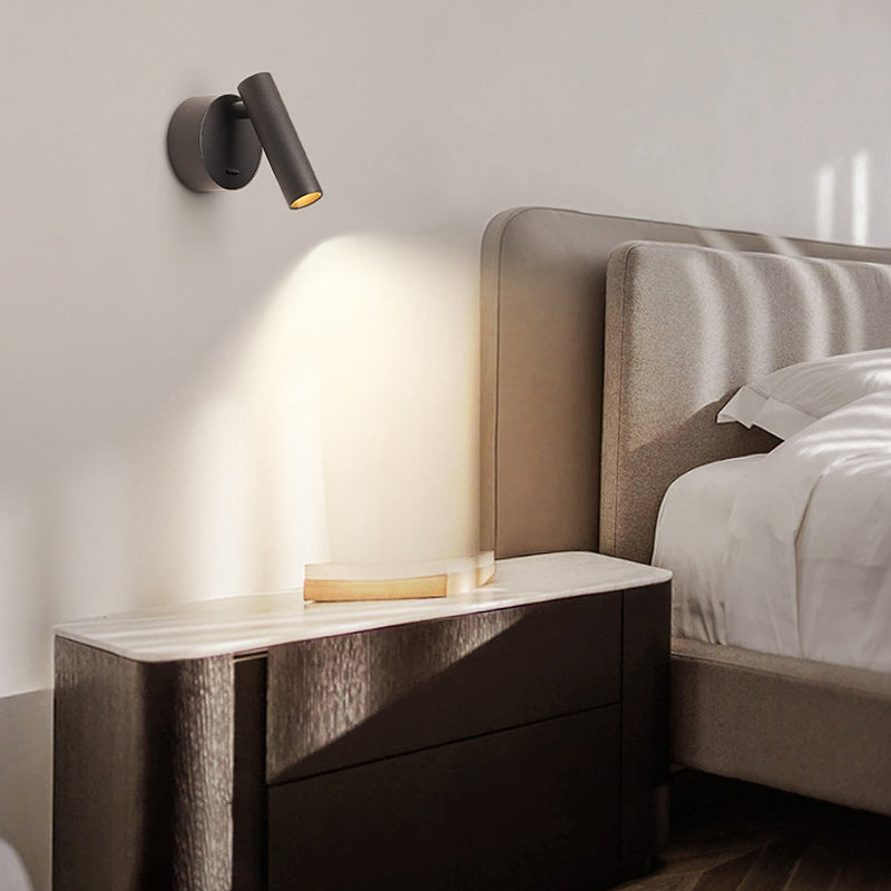 Aluminum Round Cylinder Living Wall Lamp