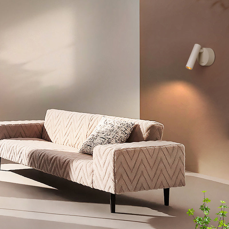 Aluminum Round Cylinder Living Wall Lamp