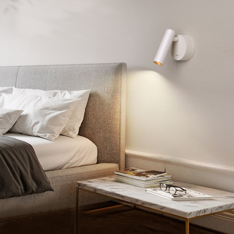 Aluminum Round Cylinder Living Wall Lamp