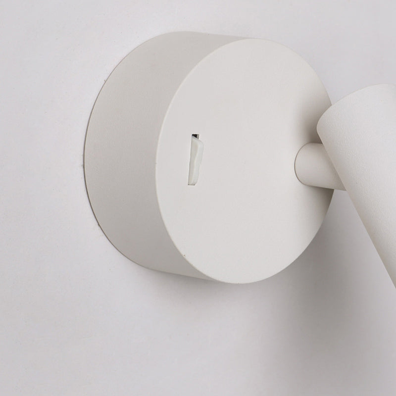 Aluminum Round Cylinder Living Wall Lamp