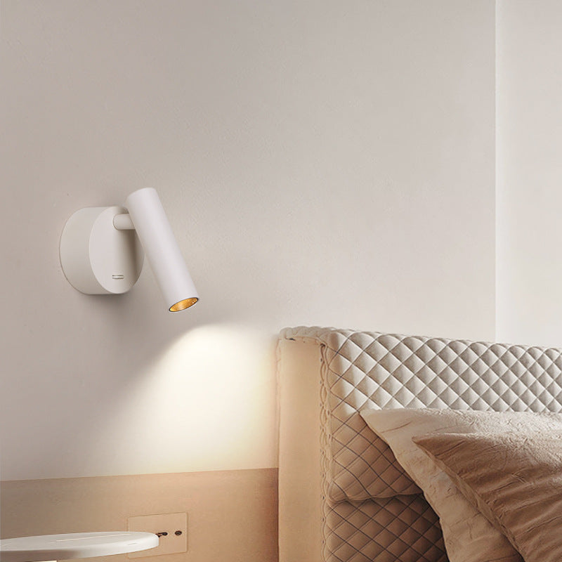 Aluminum Round Cylinder Living Wall Lamp