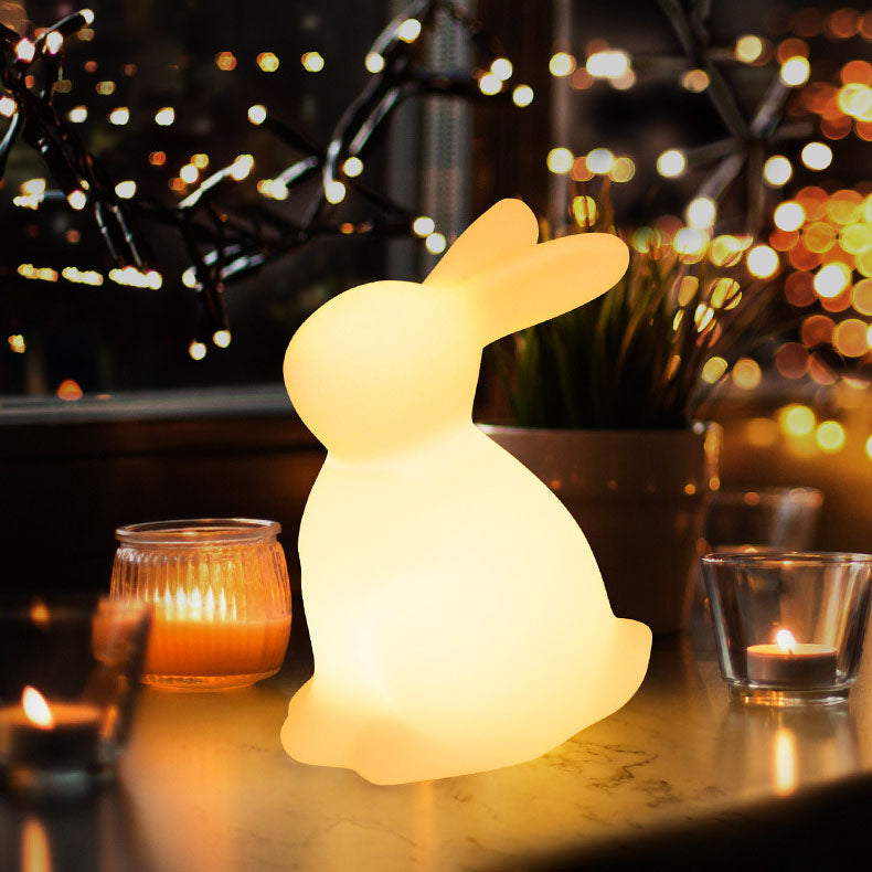 Rabbit PE Bedroom Table Lamp