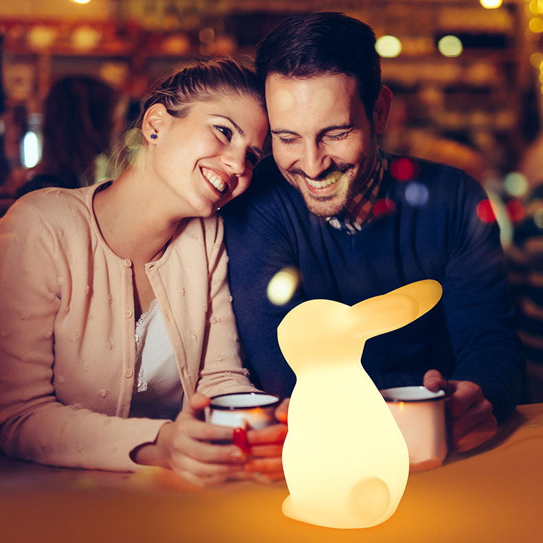 Rabbit PE Bedroom Table Lamp
