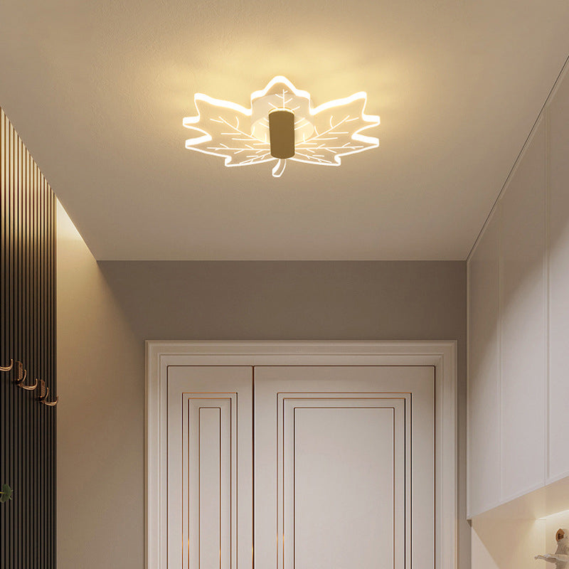 Acrylic Maple Leaf Shape Wall Lamp
