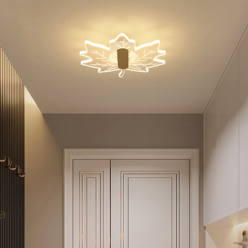Acrylic Maple Leaf Shape Wall Lamp