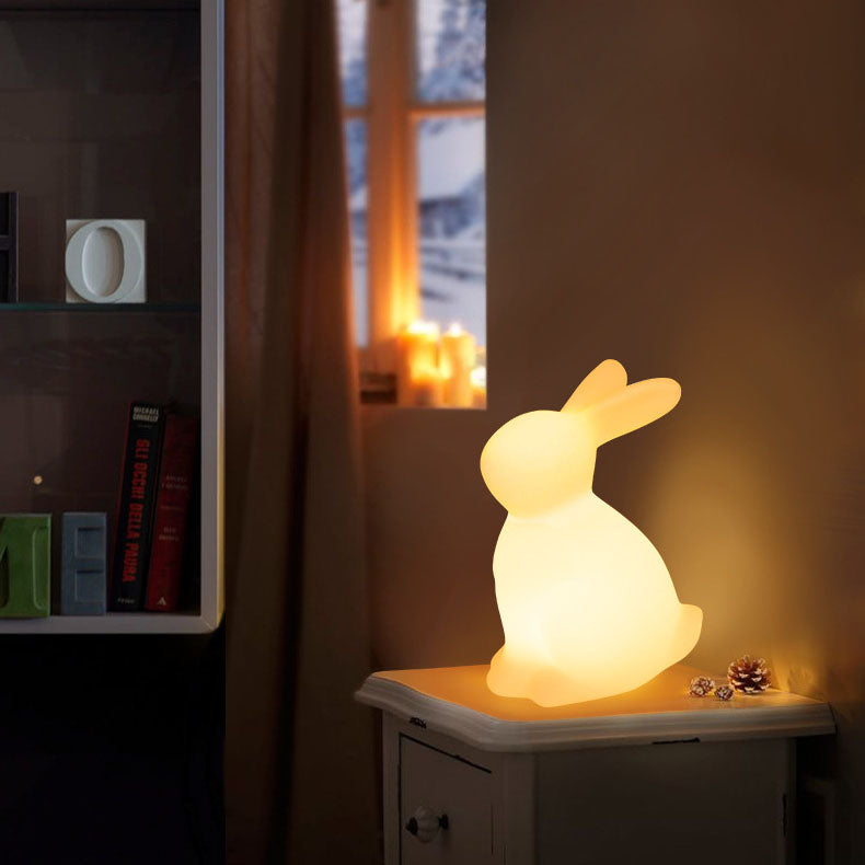 Rabbit PE Bedroom Table Lamp