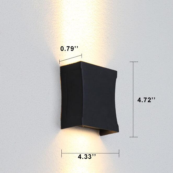Square Aluminum Outdoor Light