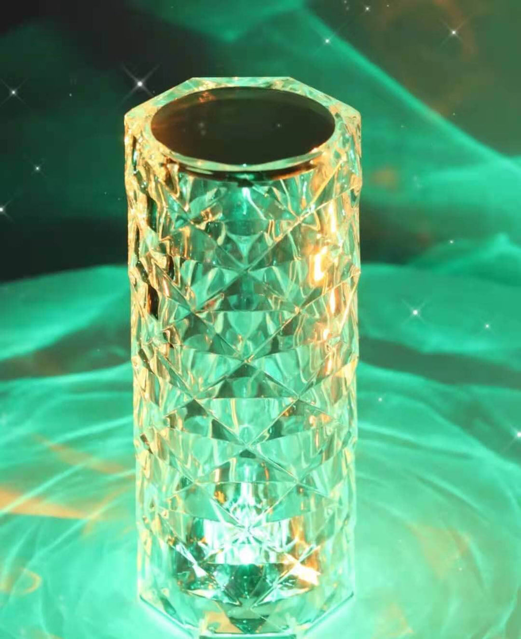 Rose Petal Remote Control Table Lamp