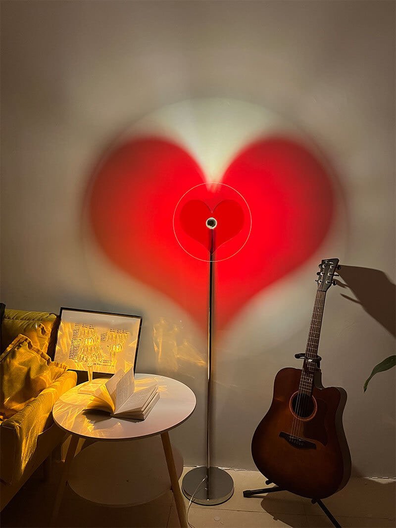 Creative Heart Shape Vibes Floor Lamp