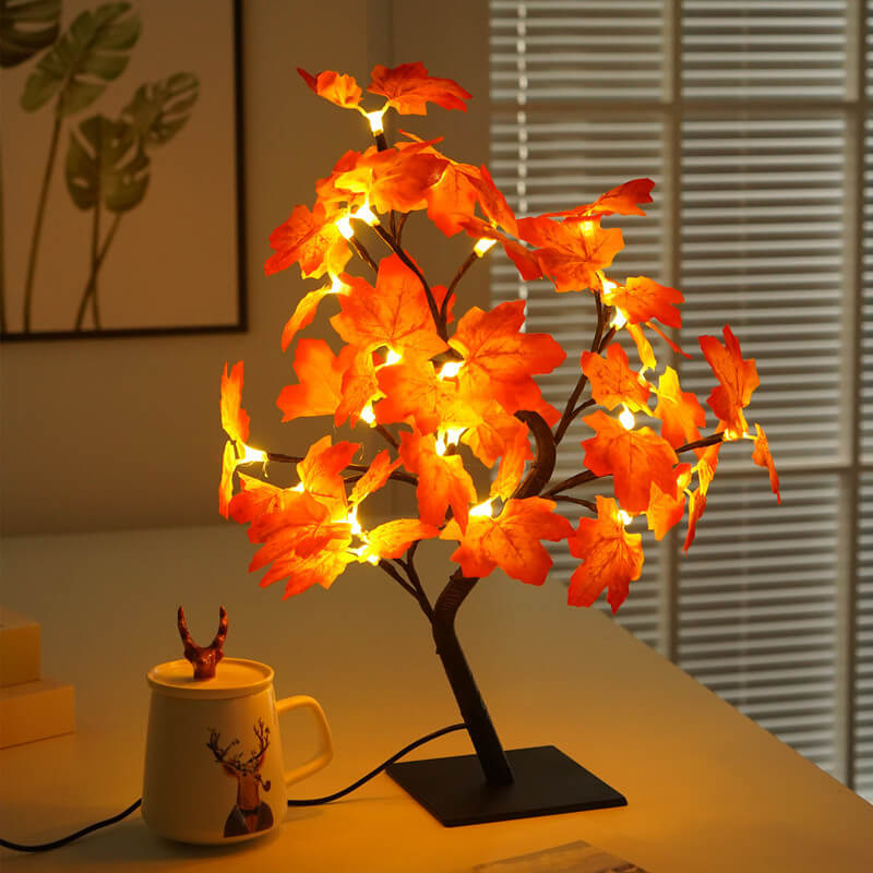 Maple Leaf 24 Lights 24-Light Table Lamp