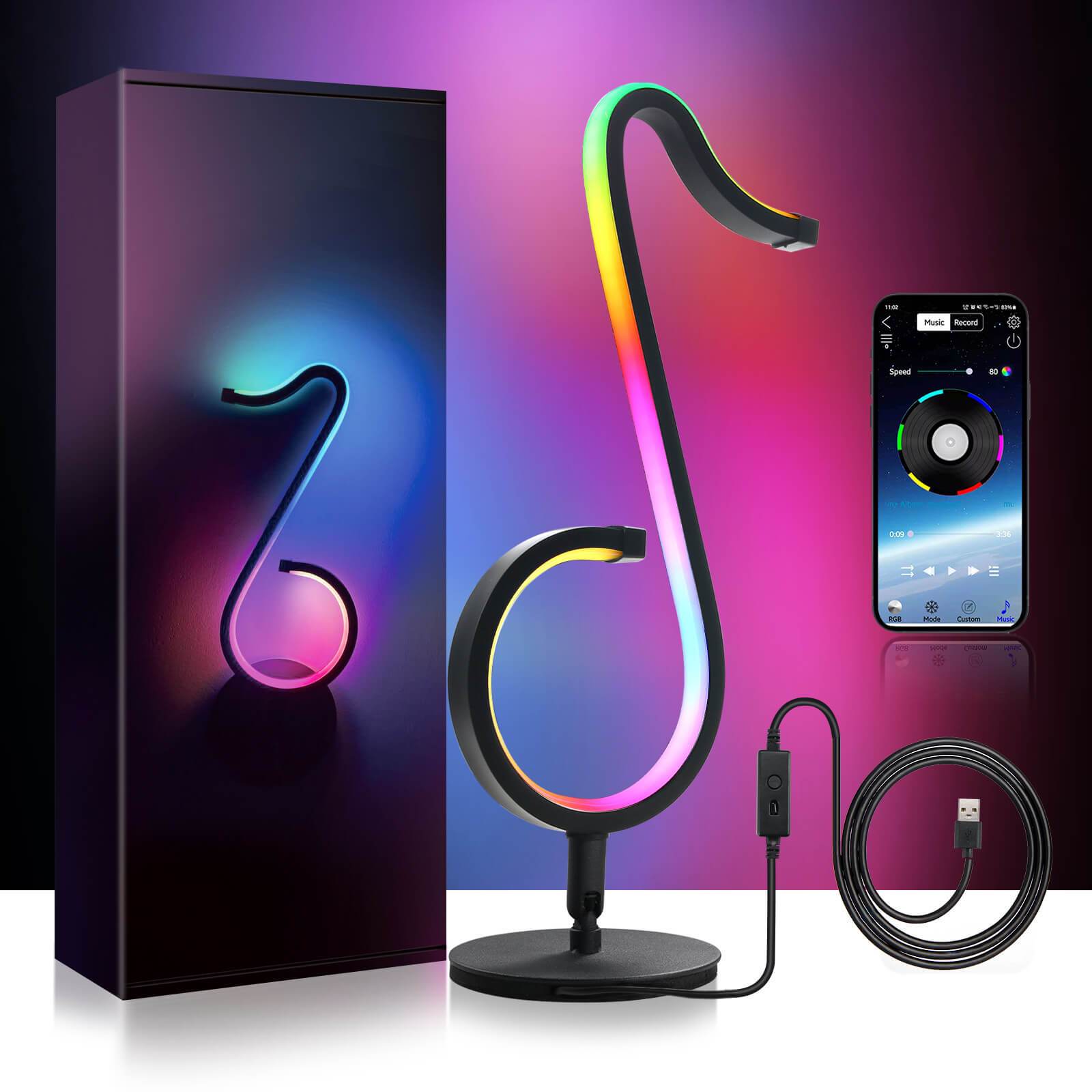 Creative Note Night Table Lamp
