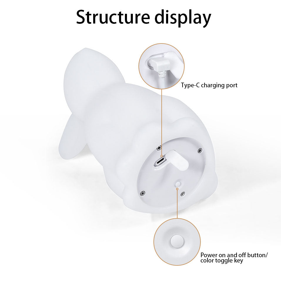 Rabbit PE Bedroom Table Lamp