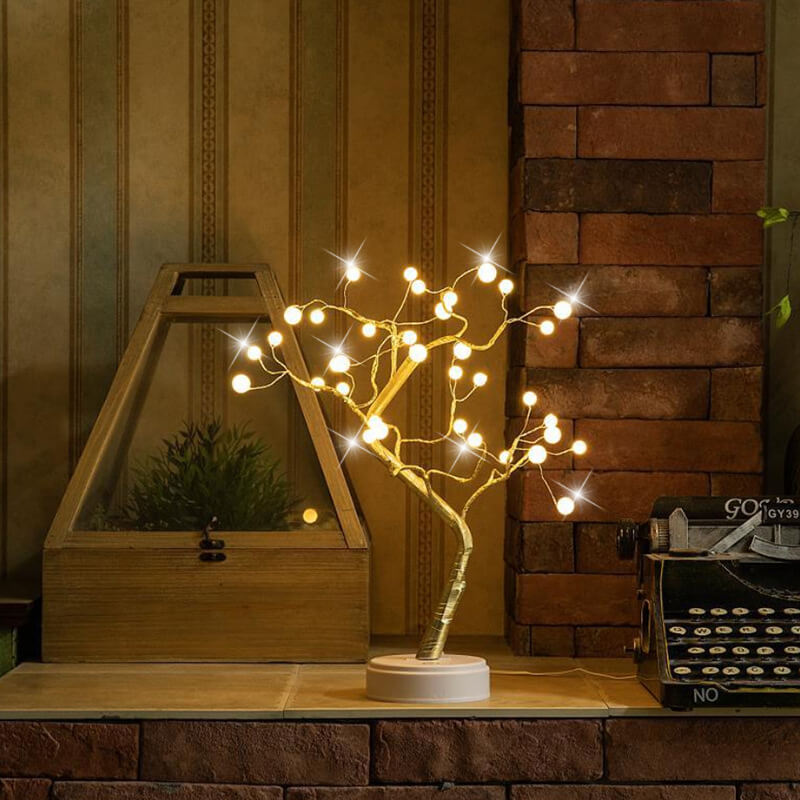 36 Pearl Small Tree 36-Light Table Lamp