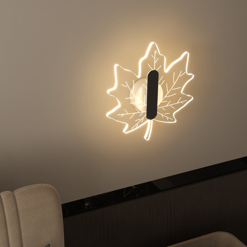 Acrylic Maple Leaf Shape Wall Lamp