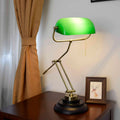 Republic Style Green Glass Table Lamp