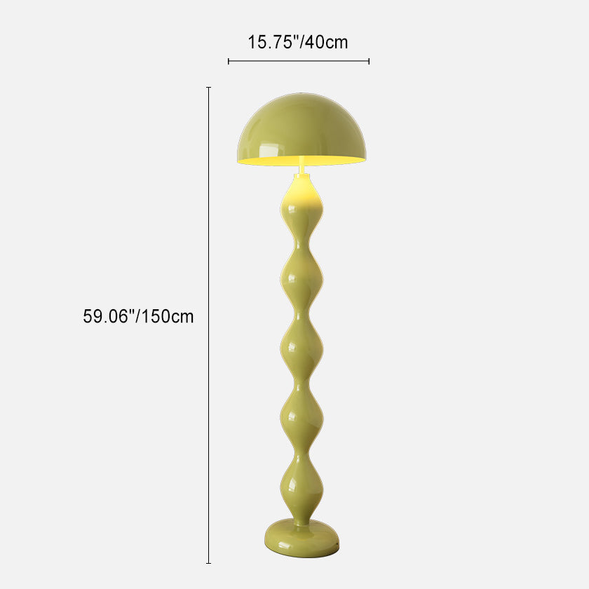 Iron Mushroom Bedroom Floor Lamp