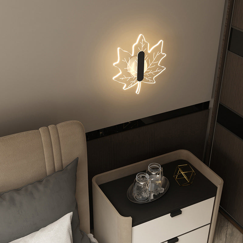 Acrylic Maple Leaf Shape Wall Lamp