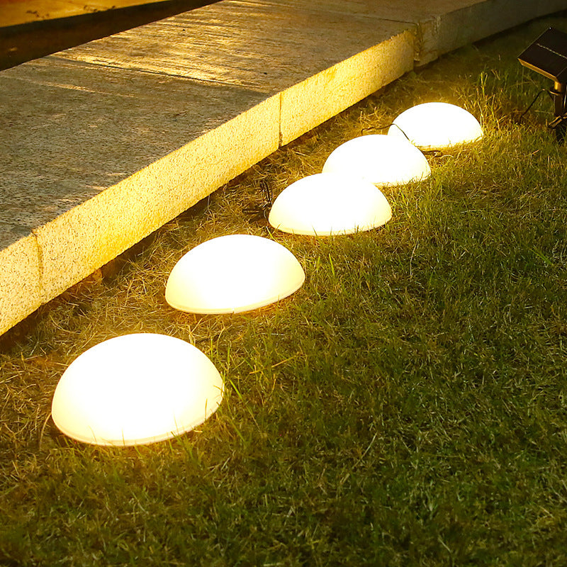 Solar 5 Half Ball Outdoor Light