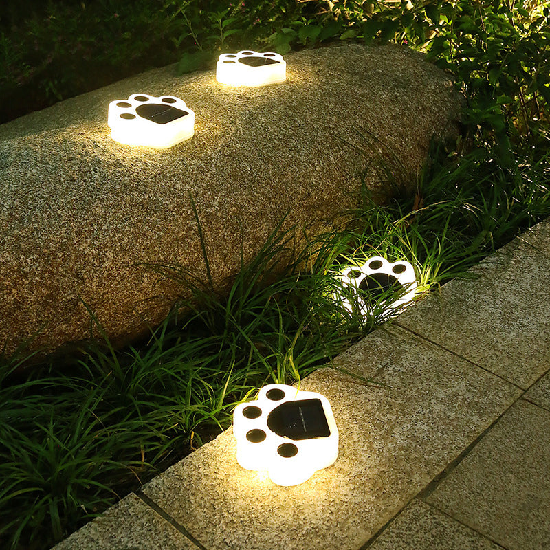 Bear Paw Round Garden Outdoor Light