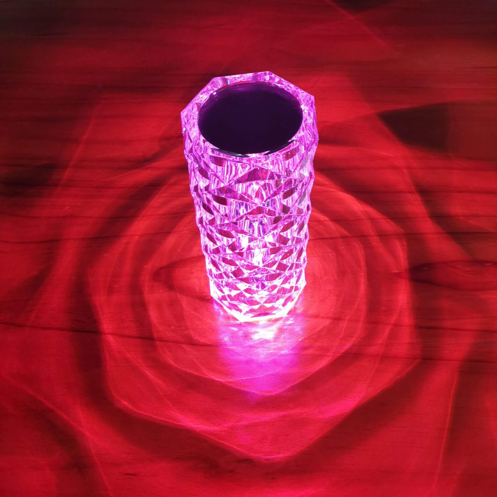 Rose Petal Remote Control Table Lamp