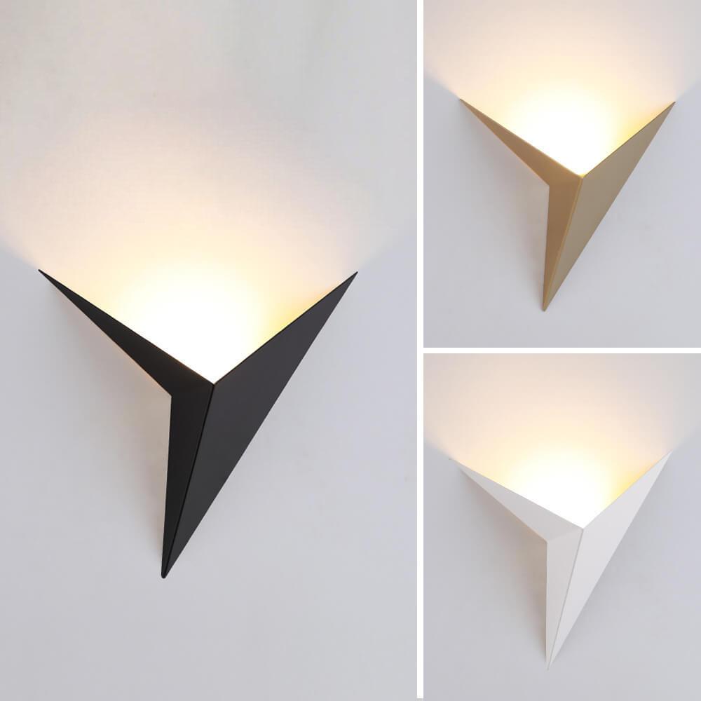 Metal Shaped Triangle Wall Lamp