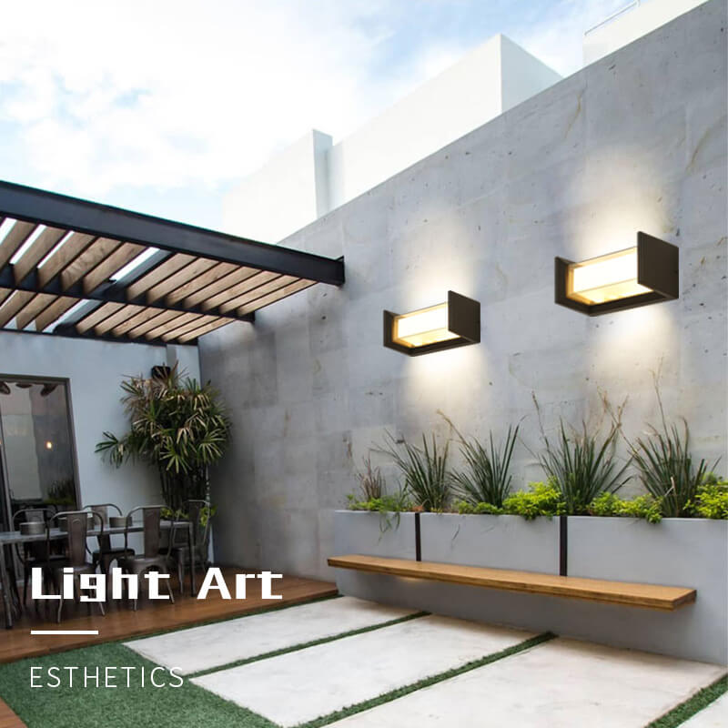 Rectangular Outdoor Light