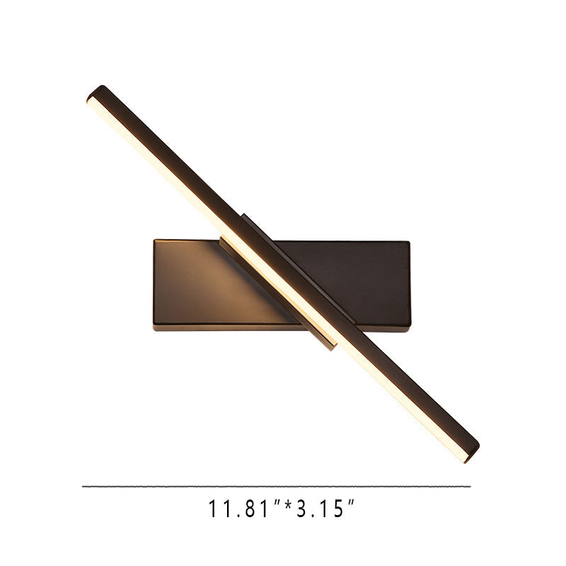 Iron Long Bar Design Wall Lamp