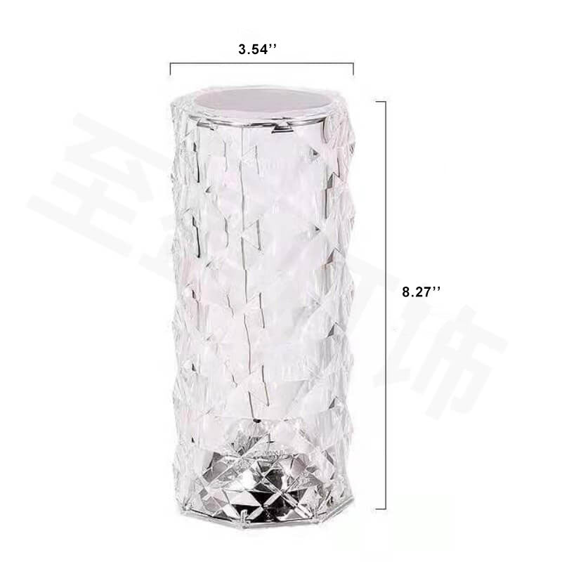 Rose Petal Remote Control Table Lamp