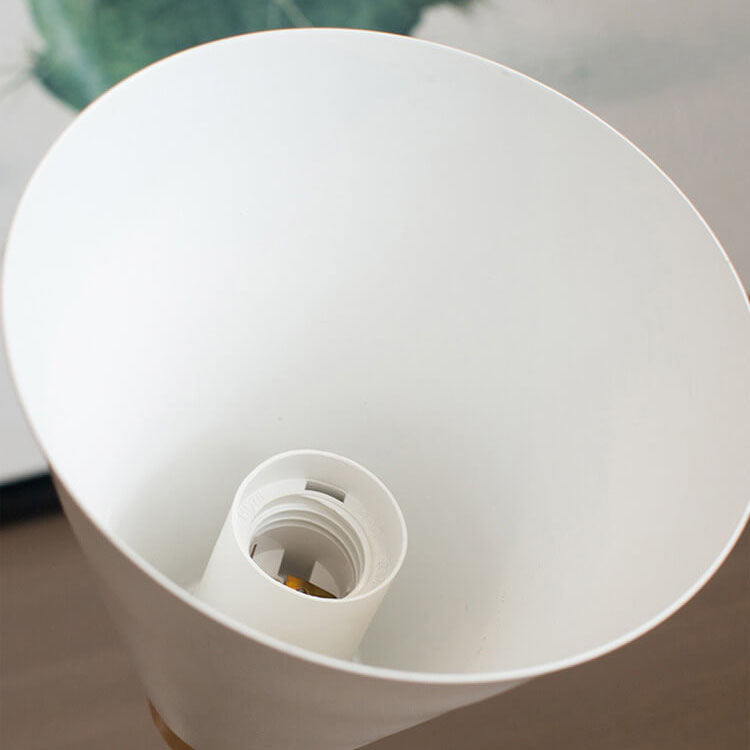 Cone Wooden Wall Lamp