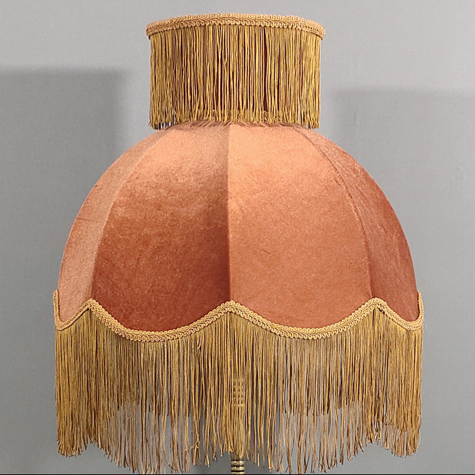 Traditional Vintage Cylinder Semicircle Floor Lamp