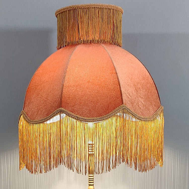 Traditional Vintage Cylinder Semicircle Floor Lamp
