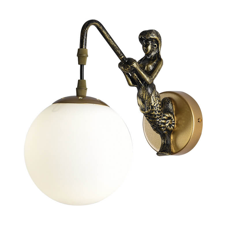 Mermaid Orb Wall Lamp