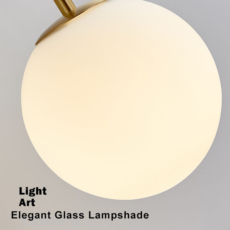 Glass Ball Globe Wall Lamp