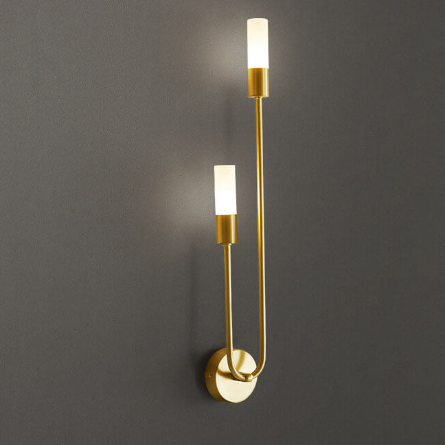 U-Shaped 2-Light Wall Lamp