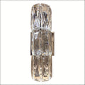 Silver Crystal Column 3/4/6 4-Light Wall Lamp